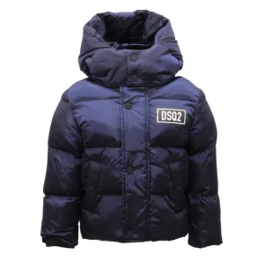 2353AL giubbotto bimbo boy DSQUARED2 padded jacket blue