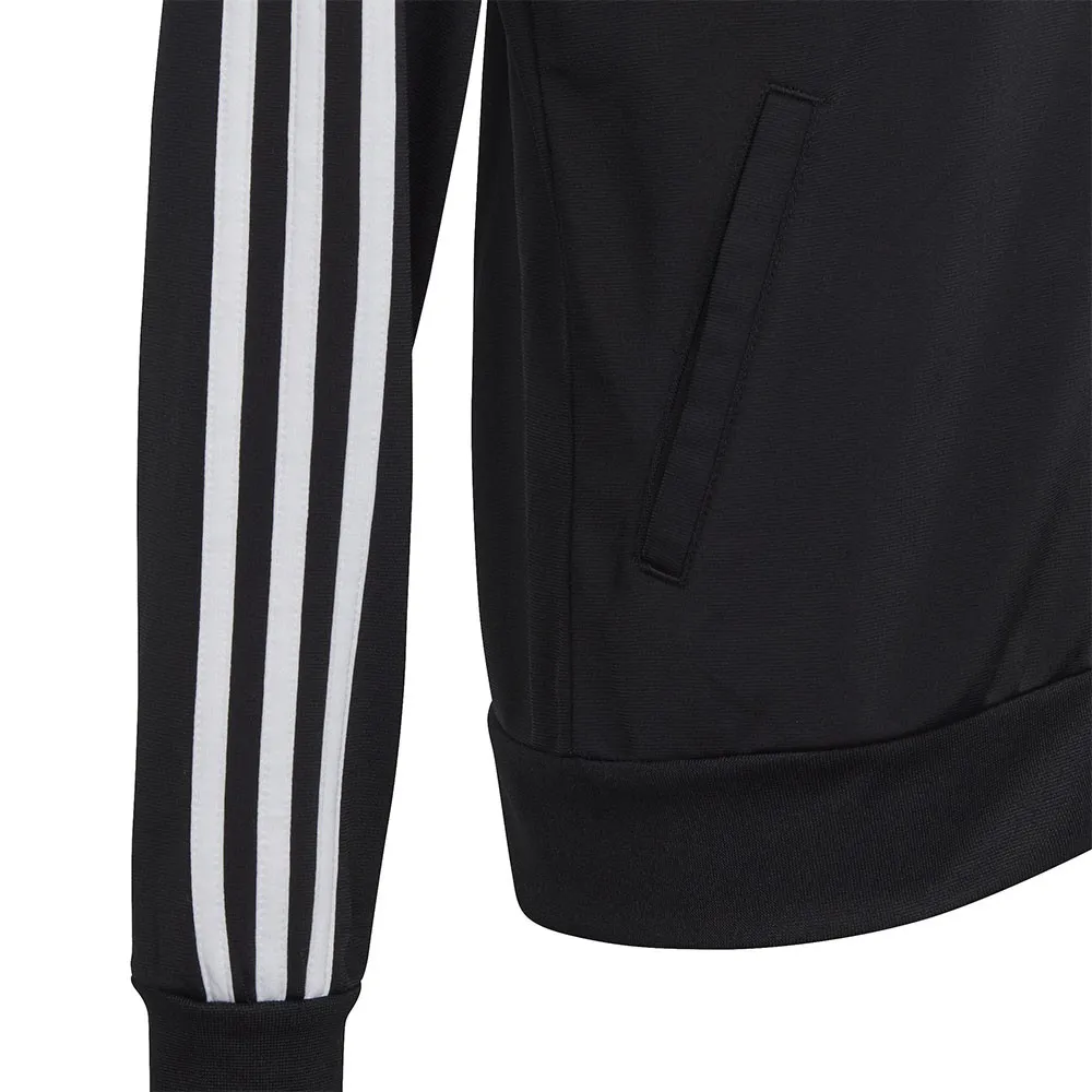 ADIDAS Completo Tuta Full Zip Senza Cappuccio Nero Bambina