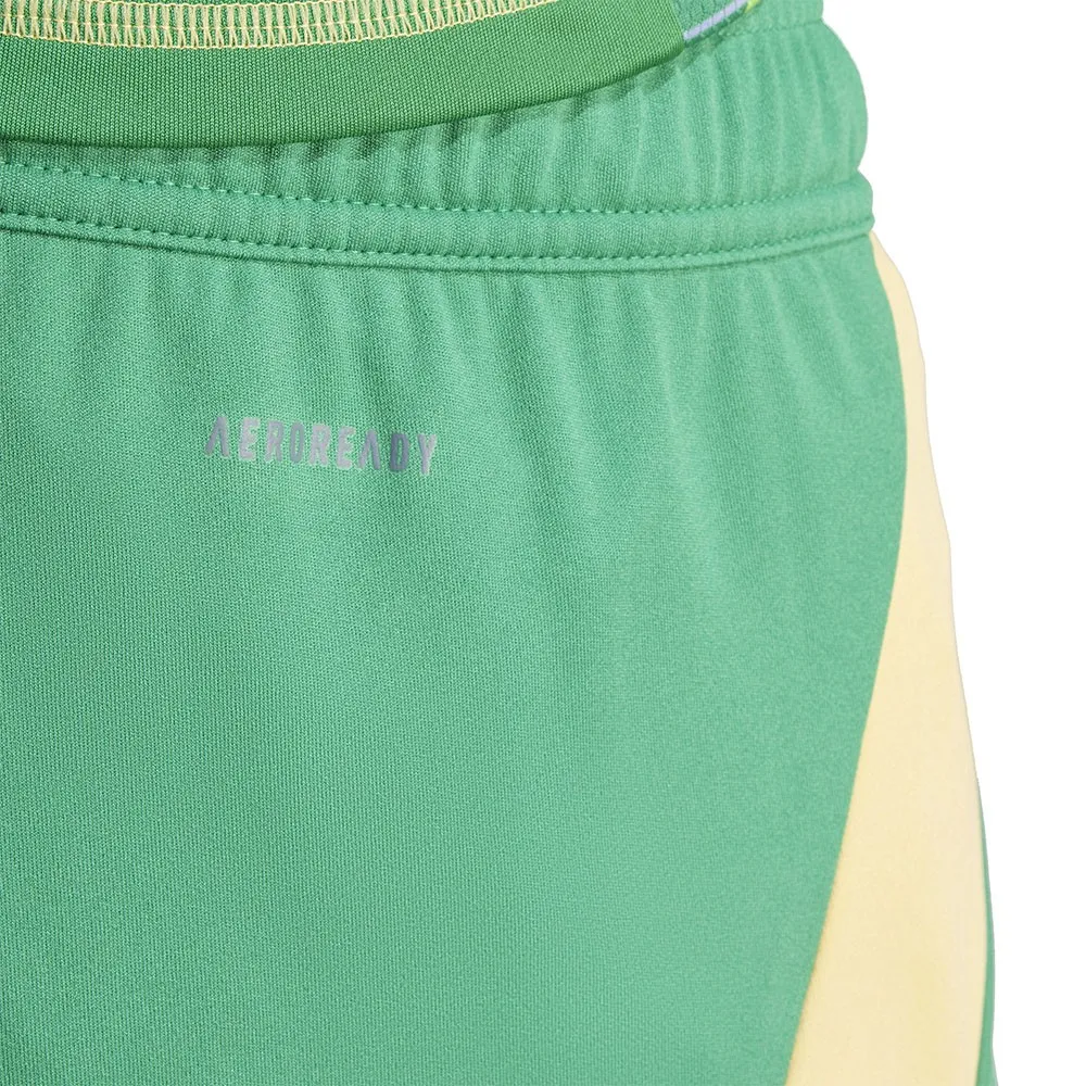 ADIDAS Pantaloncini Calcio Tiro24 Verde Giallo Uomo