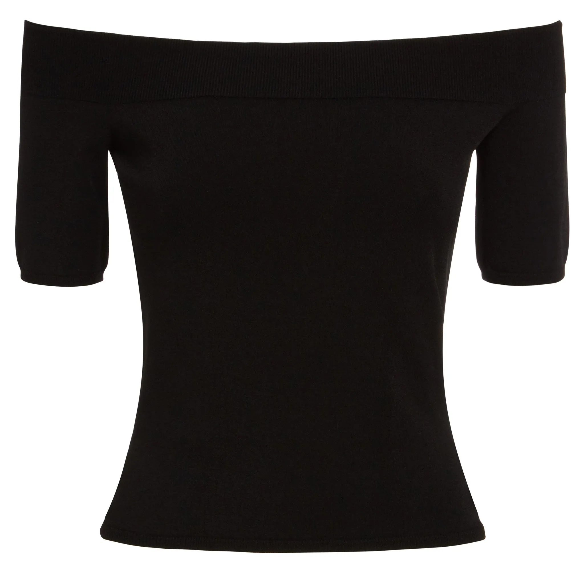 ALEXANDER MCQUEEN  Top in maglia nero