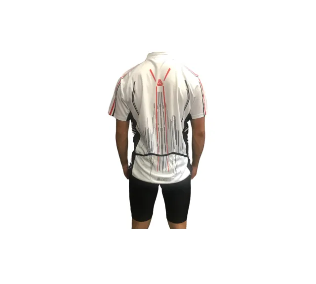 Astrolabio Full Zip Cycling Jersey K19E/TS08/4F white