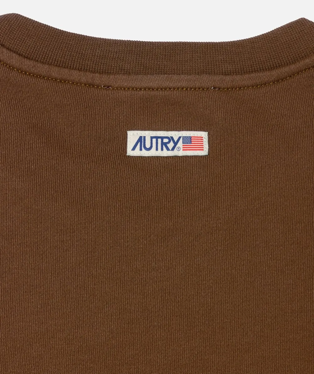 AUTRY UOMO--Felpa in jersey label