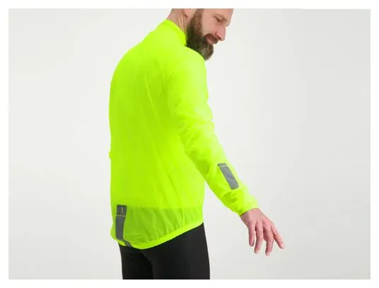 BBB BaseShield Rain Jacket Neon Yellow