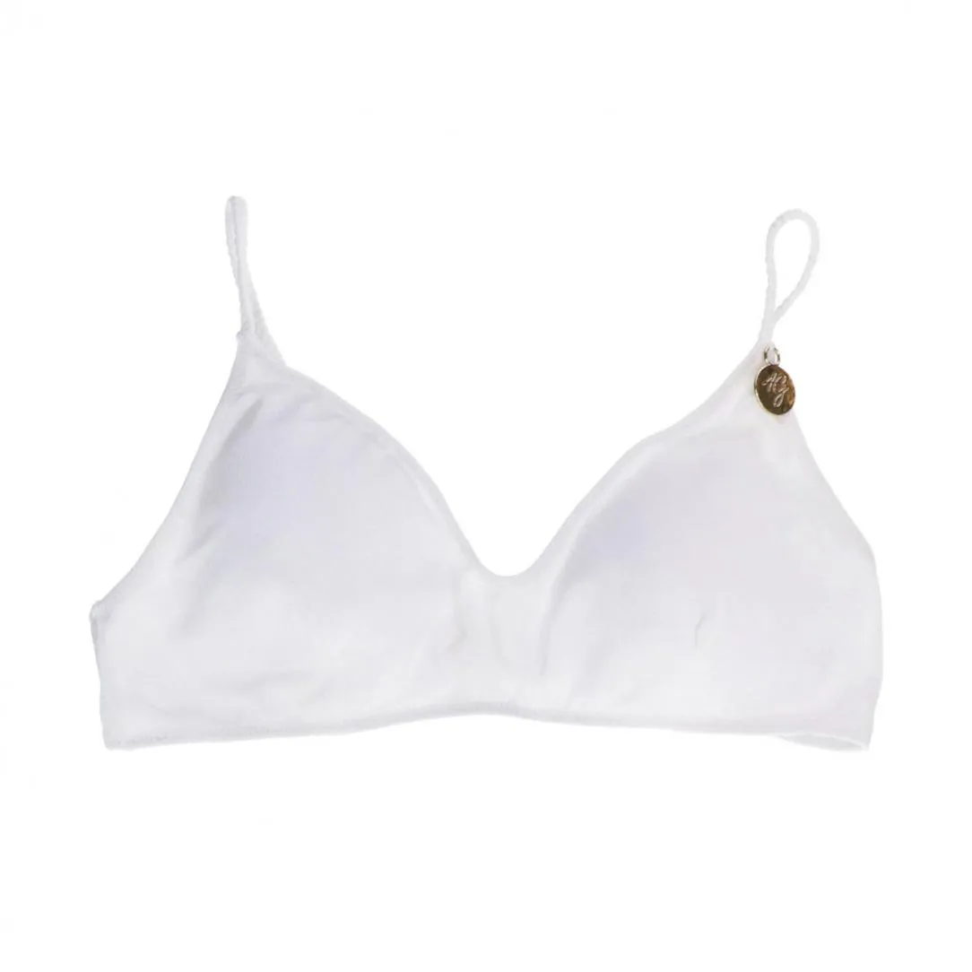 BIKINI TOP E SLIP SHINY 3622 Bianco