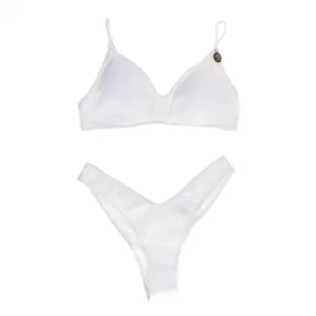 BIKINI TOP E SLIP SHINY 3622 Bianco