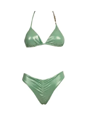 Bikini triangolo e slip FGBW3747 Verde Acqua