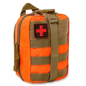 BITUOR Kit di Pronto Soccorso, Borsa Tattica di Primo Soccorso, Molle Pouch First Aid Bag, Sicurezza e Kit di Sopravvivenza da C