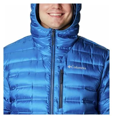 Columbia Pebble Peak Down Hooded Jacket Blue Uomo L