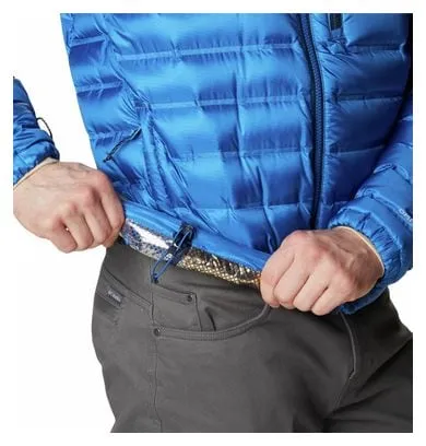 Columbia Pebble Peak Down Hooded Jacket Blue Uomo L