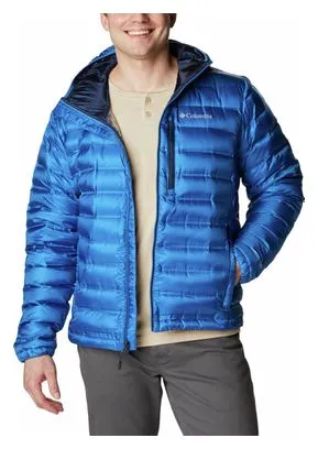 Columbia Pebble Peak Down Hooded Jacket Blue Uomo L