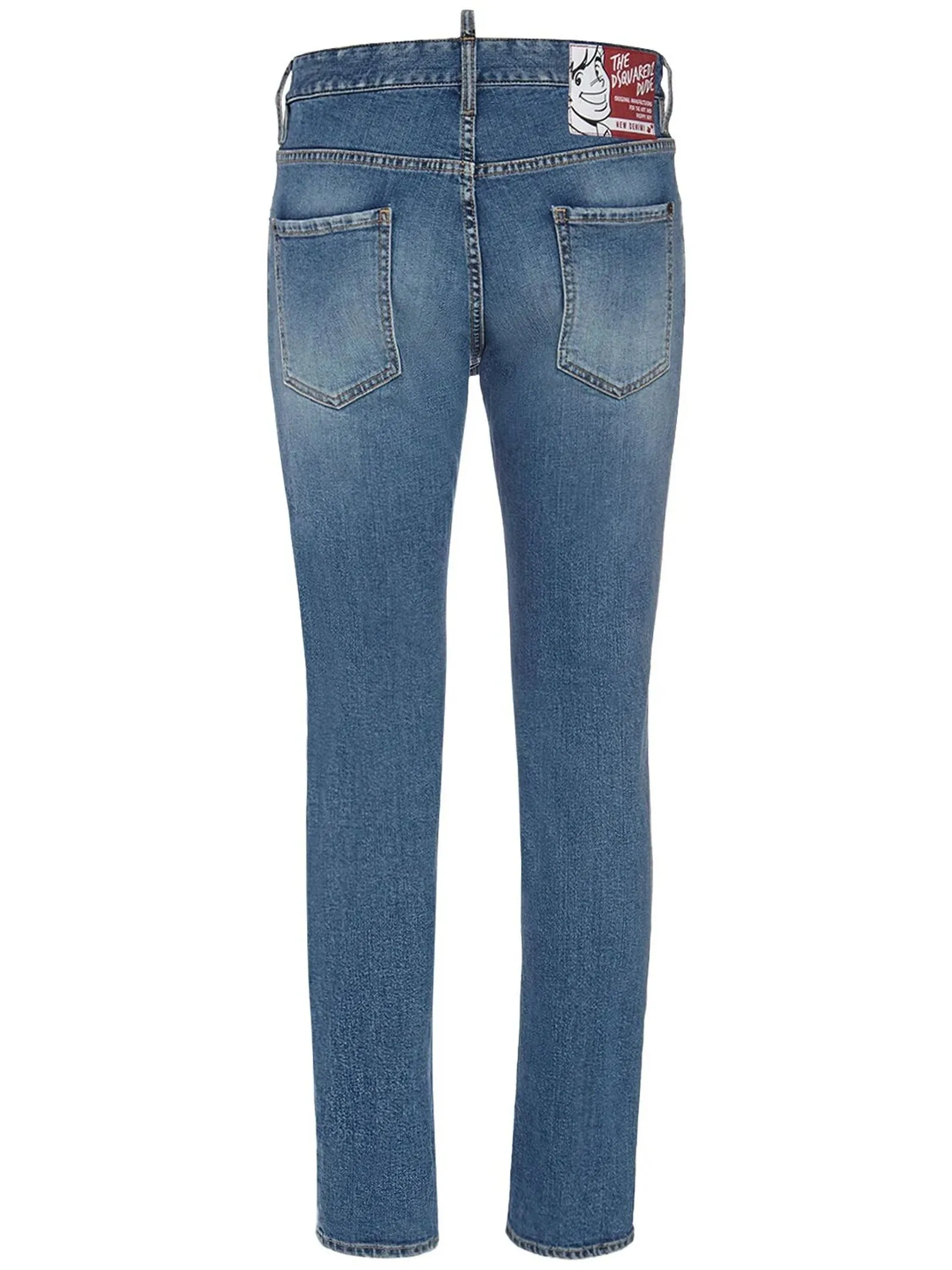 DSQUARED Abbigliamento,Jeans Jeans in denim di cotone blu 