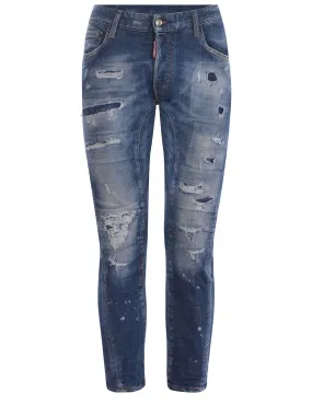  DSQUARED Jeans Dsquared2 Tidy Biker realizzati in denim