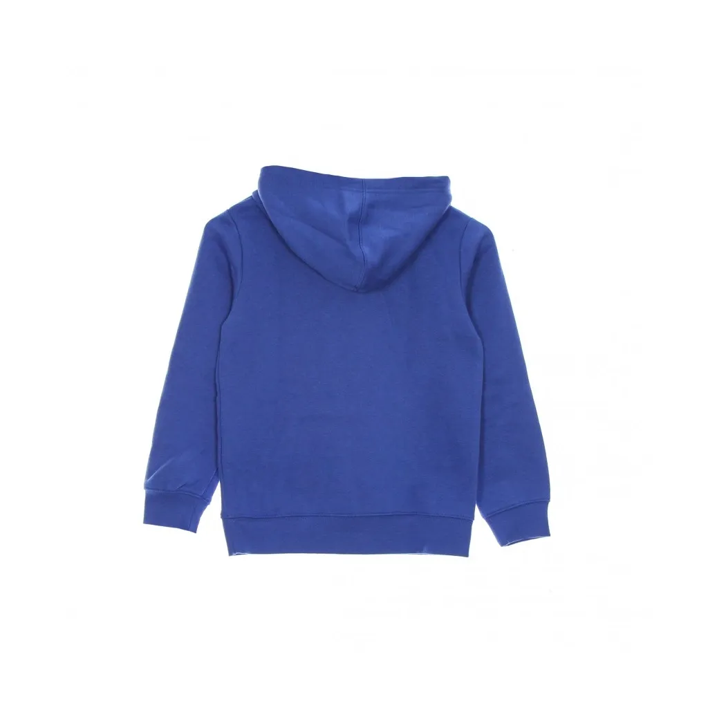 felpa cappuccio bambino metallic hybrid gifting hoodie SIGNAL BLUE