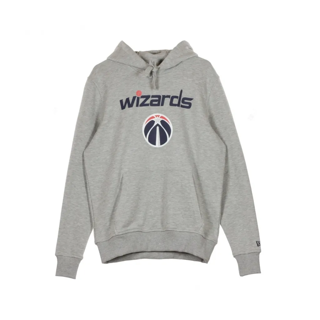 FELPA CAPPUCCIO TEAM LOGO PO HOODY WASWIZ LIGHT GREY HEATHER