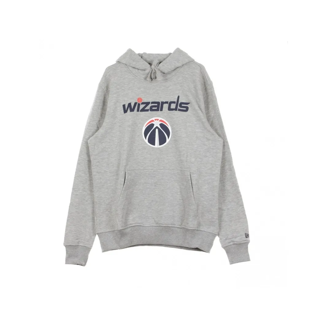 FELPA CAPPUCCIO TEAM LOGO PO HOODY WASWIZ LIGHT GREY HEATHER