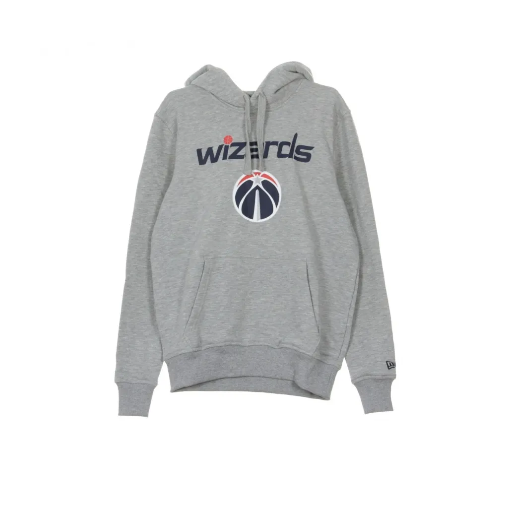 FELPA CAPPUCCIO TEAM LOGO PO HOODY WASWIZ LIGHT GREY HEATHER