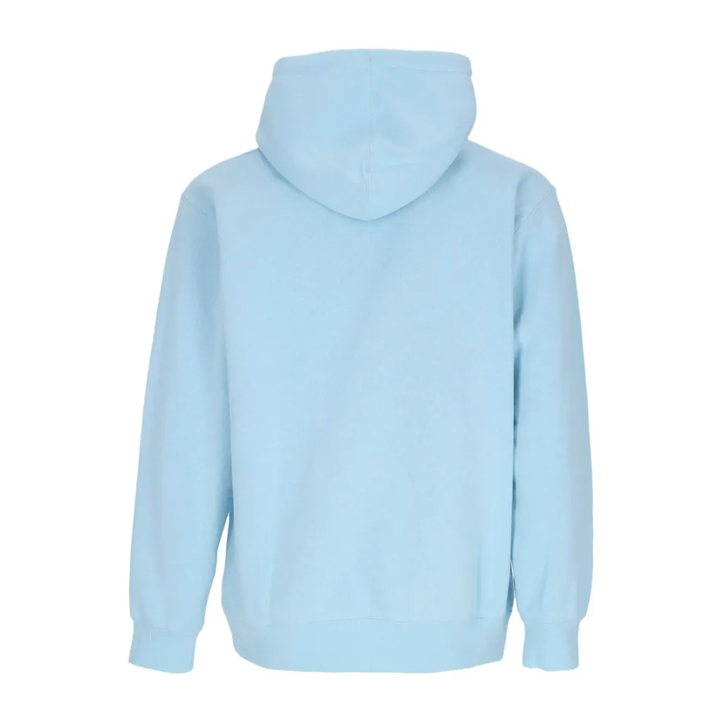 felpa cappuccio uomo basket hood fleece SKY BLUE