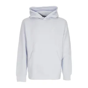 felpa cappuccio uomo club hoodie pullover basketball FOOTBALL GREY/FOOTBALL GREY/WHITE