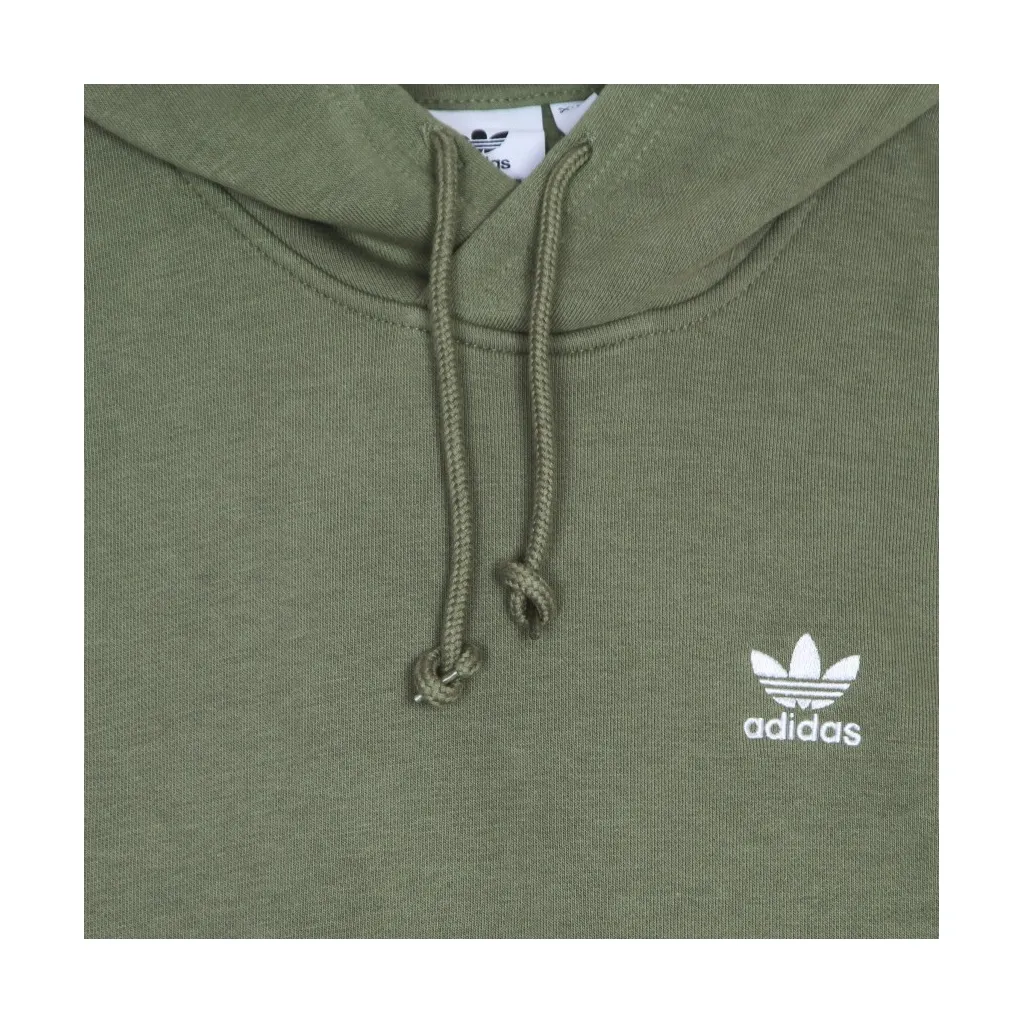 felpa cappuccio uomo essentials adicolor trefoil hoody ORBIT GREEN