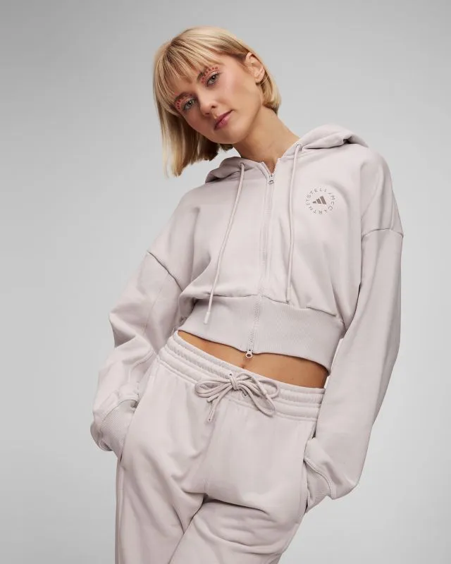 Felpa con cappuccio da donna Adidas by Stella McCartney ASMC Crop Hoodie