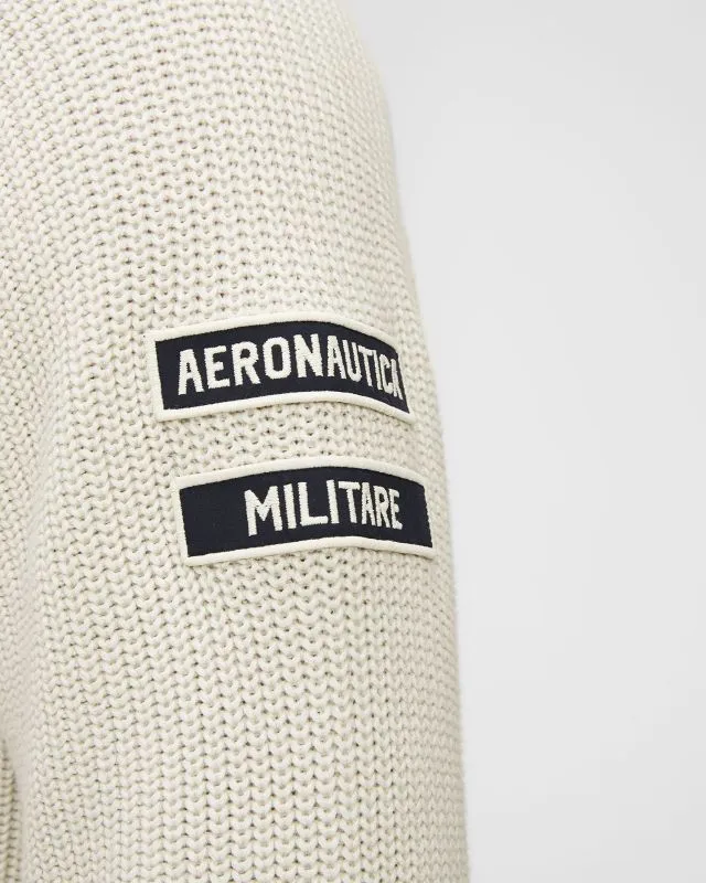 Felpa da uomo Aeronautica Militare Beige