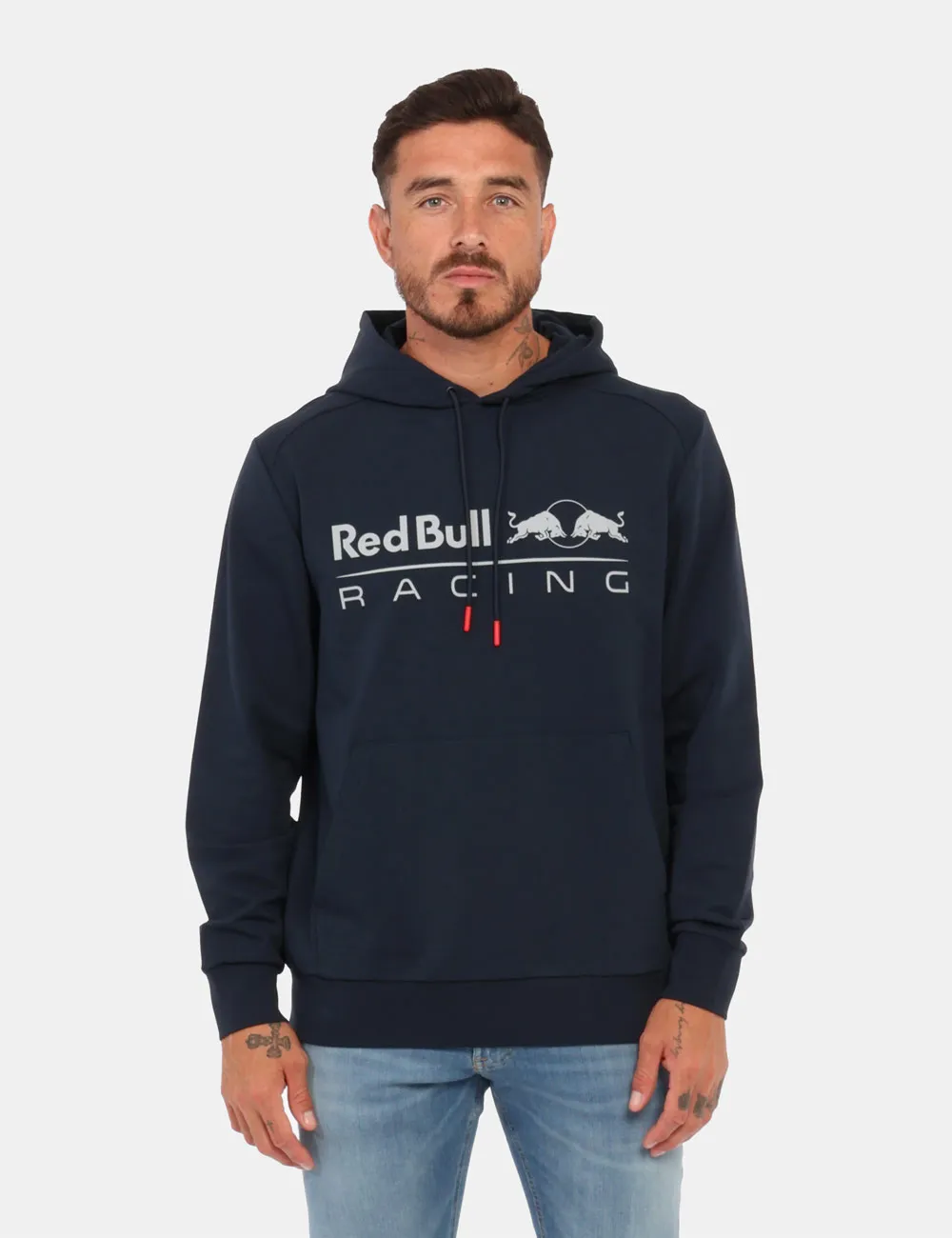 Felpa  Red Bull Blu navy con cappuccio