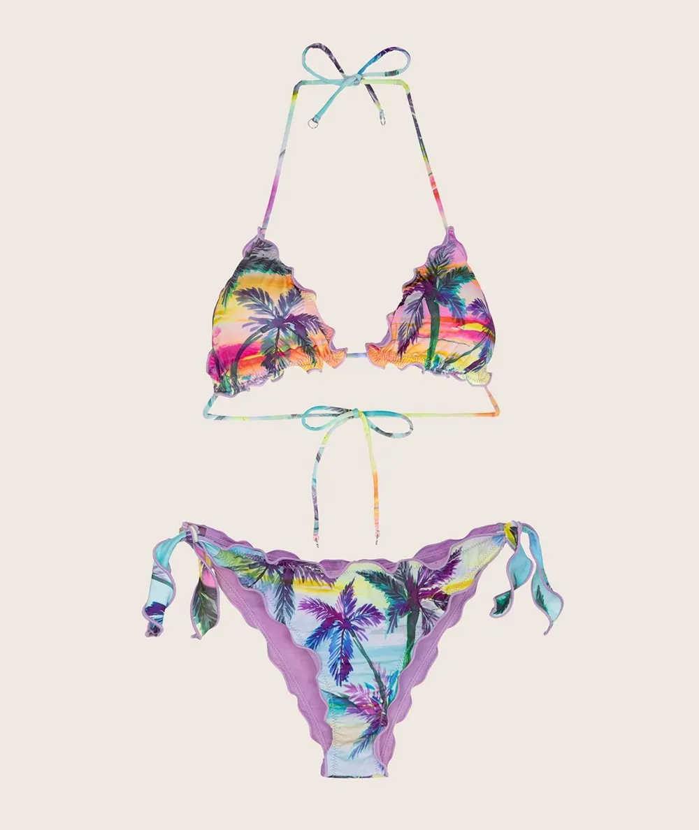 F**K DONNA--Costume da bagno Bikini triangolo Frou Frou Sundown