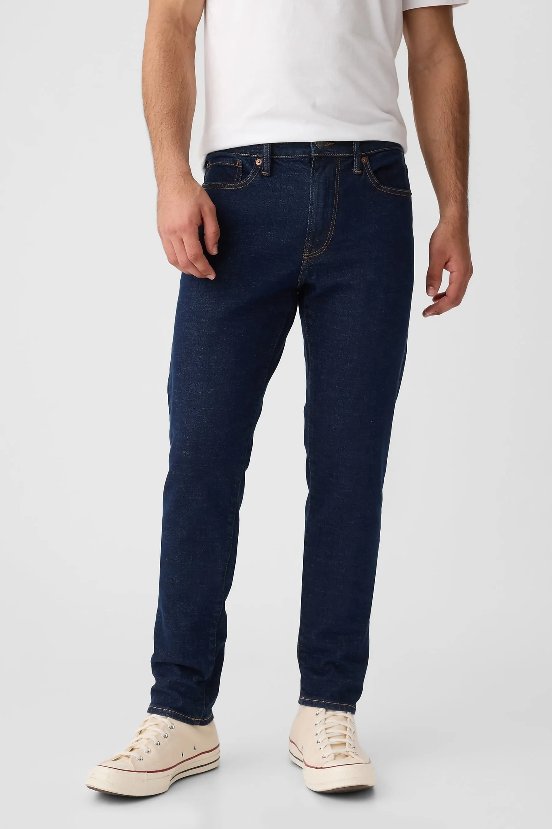 Gap - GapFlex - Jeans slim elasticizzata con fettucce