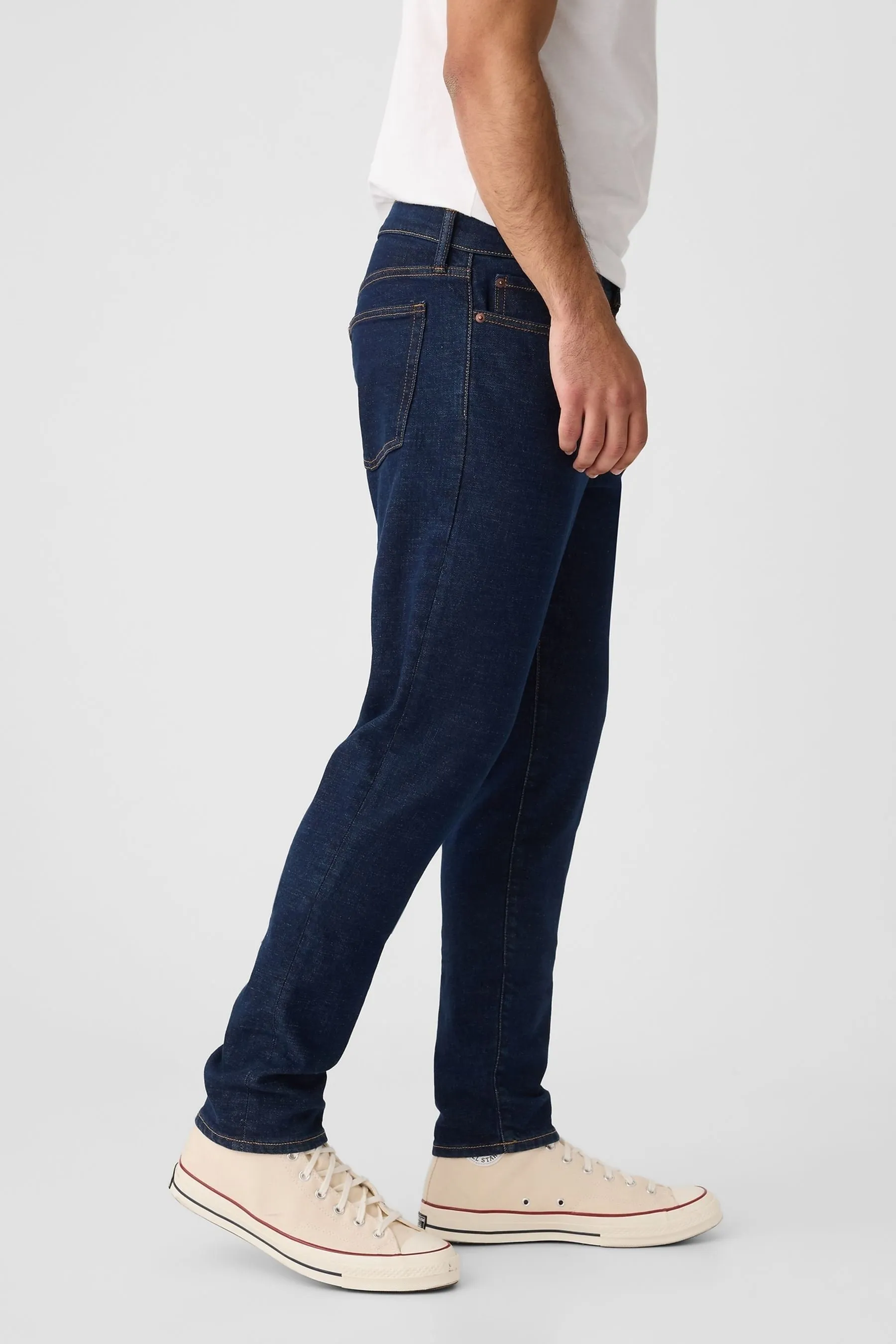 Gap - GapFlex - Jeans slim elasticizzata con fettucce