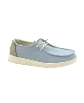 HEY DUDE WENDY TEMPE denim azzurro scarpe donna sneakers lacci