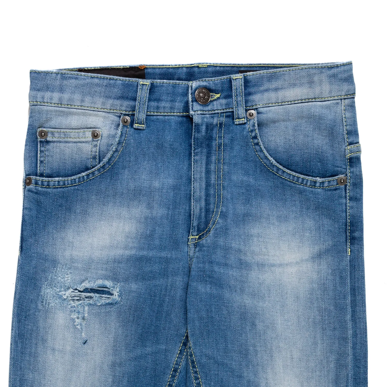 Jeans Blu Chiaro Con Strappi Bambino E Ragazzo