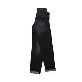 Jeans Slim Fit Nero Bambino E Ragazzo