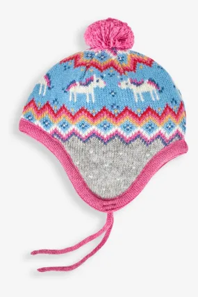 JoJo - Maman Bébé - Cappello Fair Isle con unicorno    