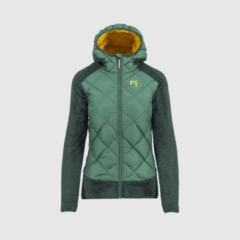 KARPOS MARMAROLE W JACKET FROSTY S./JUNGLE GREEN