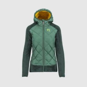 KARPOS MARMAROLE W JACKET FROSTY S./JUNGLE GREEN