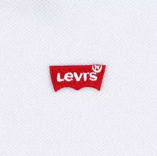 Levi's Kids short sleeve polo shirt for boys EA893-W3B white