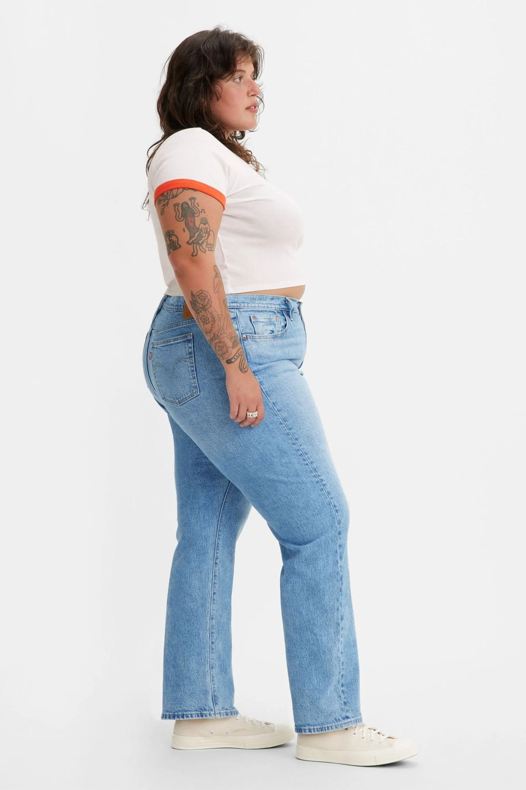 Levi's® 501® Crop 100% Cotone Jeans    