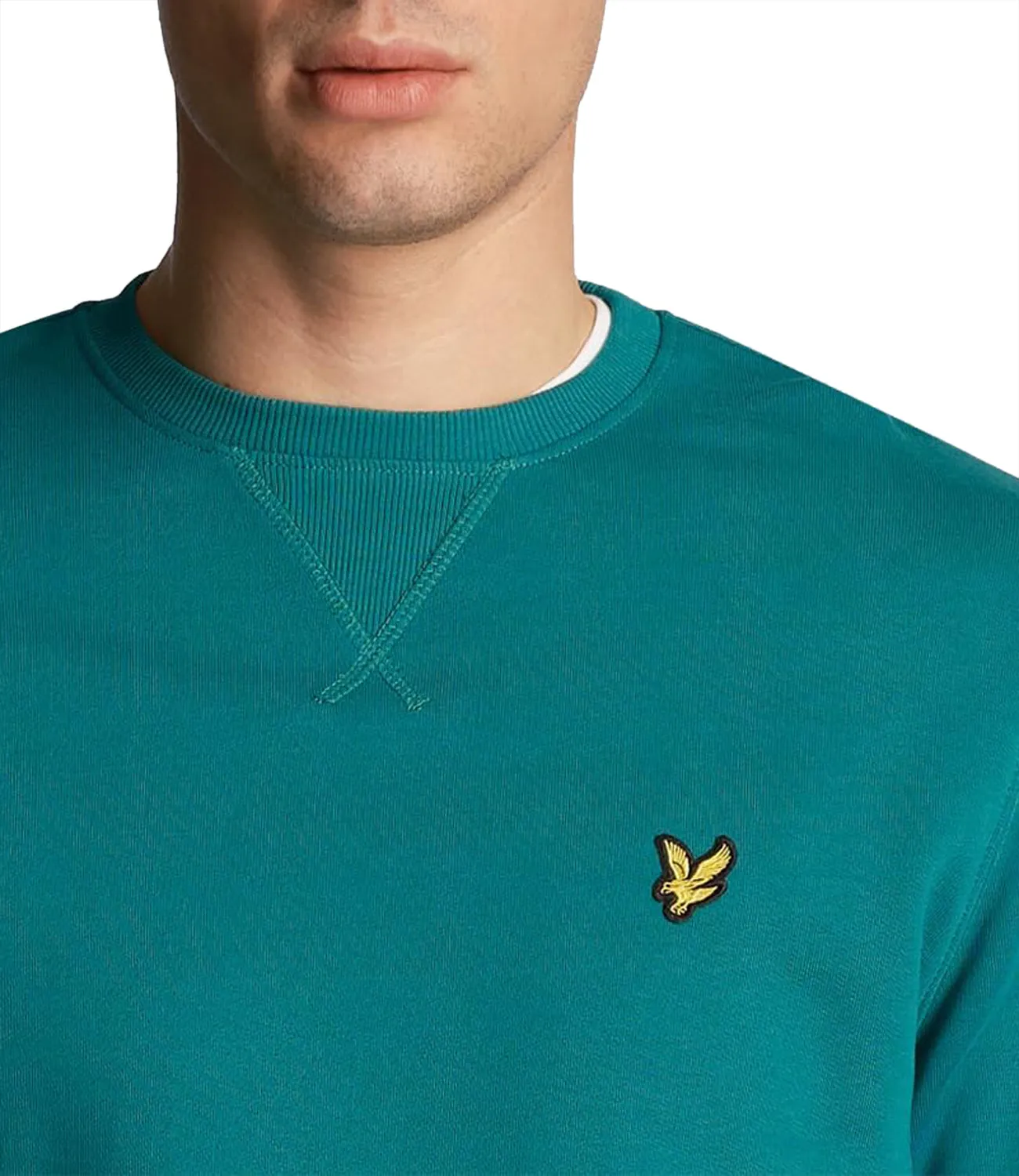 Lyle & Scott Felpa G Uomo Mod. ML424vog X154 Verde