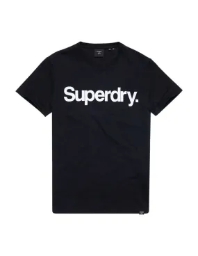 Maglietta Superdry Core Logo Nera