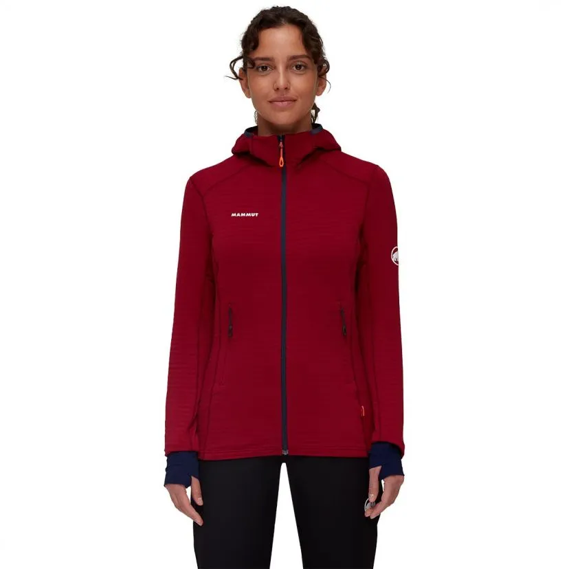 Mammut Taiss Light ML Hooded Jacket Women pile tecnico donna