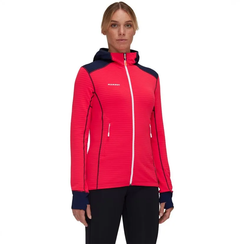 Mammut Taiss Light ML Hooded Jacket Women pile tecnico donna