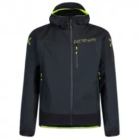 MONTURA AIR ACTION HYBRID JACKET NERO/GIALLO FLUO