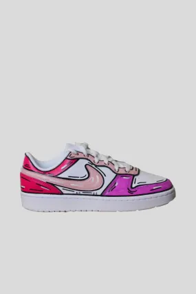 Nike Custom Comix Swoosh Pink