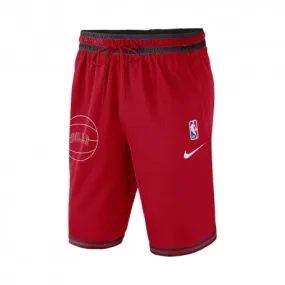 Nike Pantaloncini Basket Nba Bulls 10In Rosso Nero Uomo