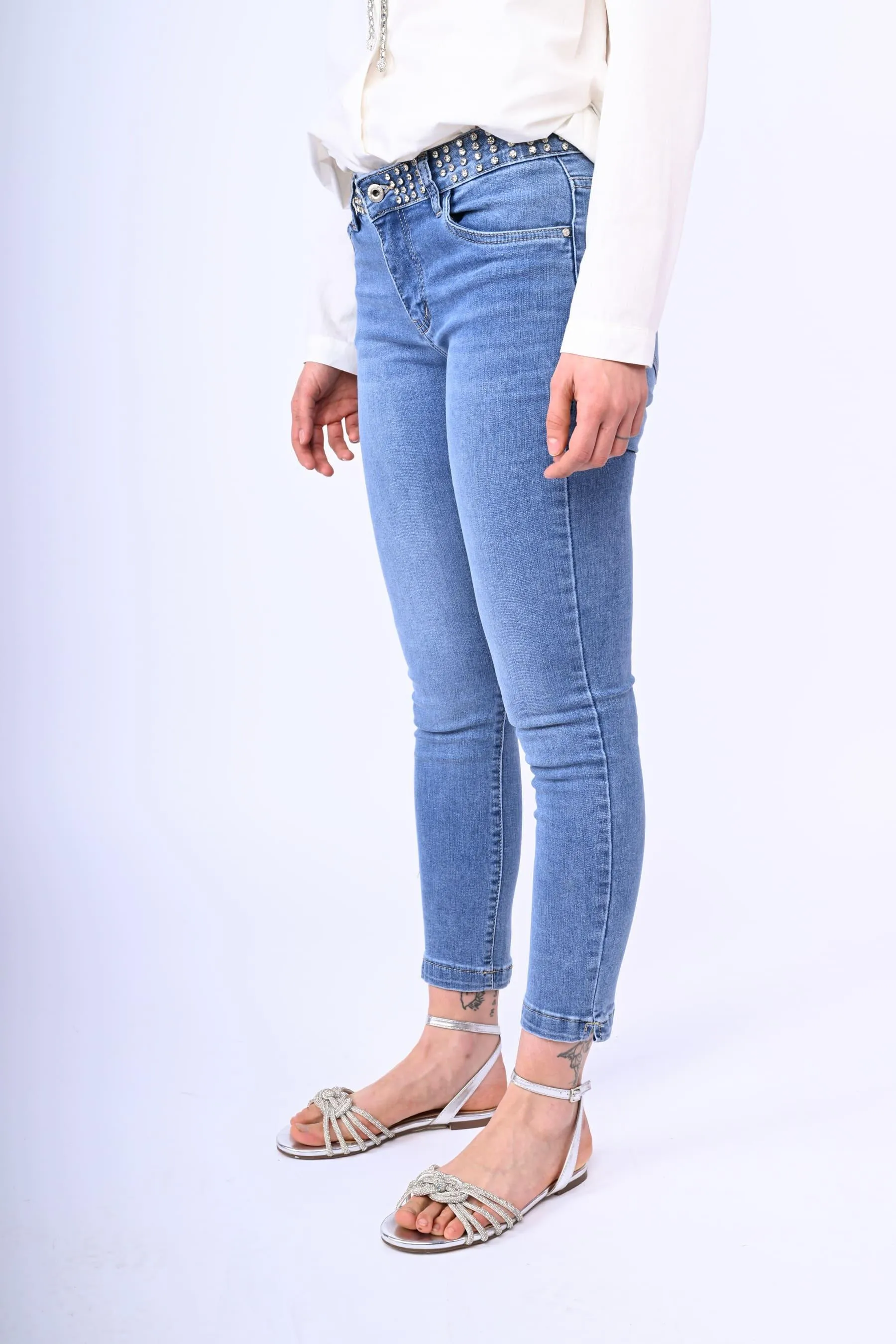 Nuna Lie  ---------    ------------Jeans cintura strass