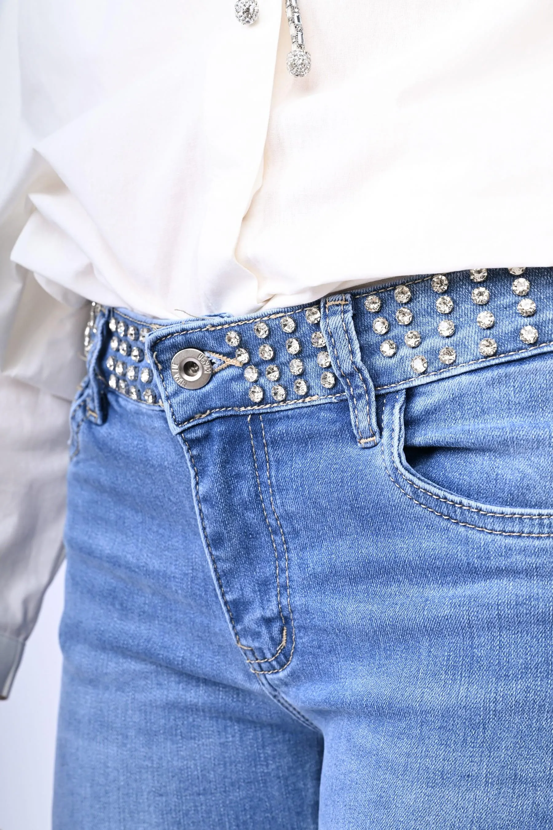 Nuna Lie  ---------    ------------Jeans cintura strass