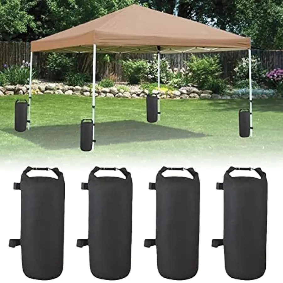 Onlynery 4 PCS Borsa per l’acqua Peso Tenda – Sacco di Sabbia Fisso per Tenda Multifunzione Durevole – di Sabbia con Pesi a bald