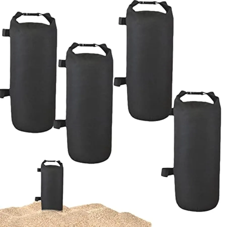 Onlynery 4 PCS Borsa per l’acqua Peso Tenda – Sacco di Sabbia Fisso per Tenda Multifunzione Durevole – di Sabbia con Pesi a bald