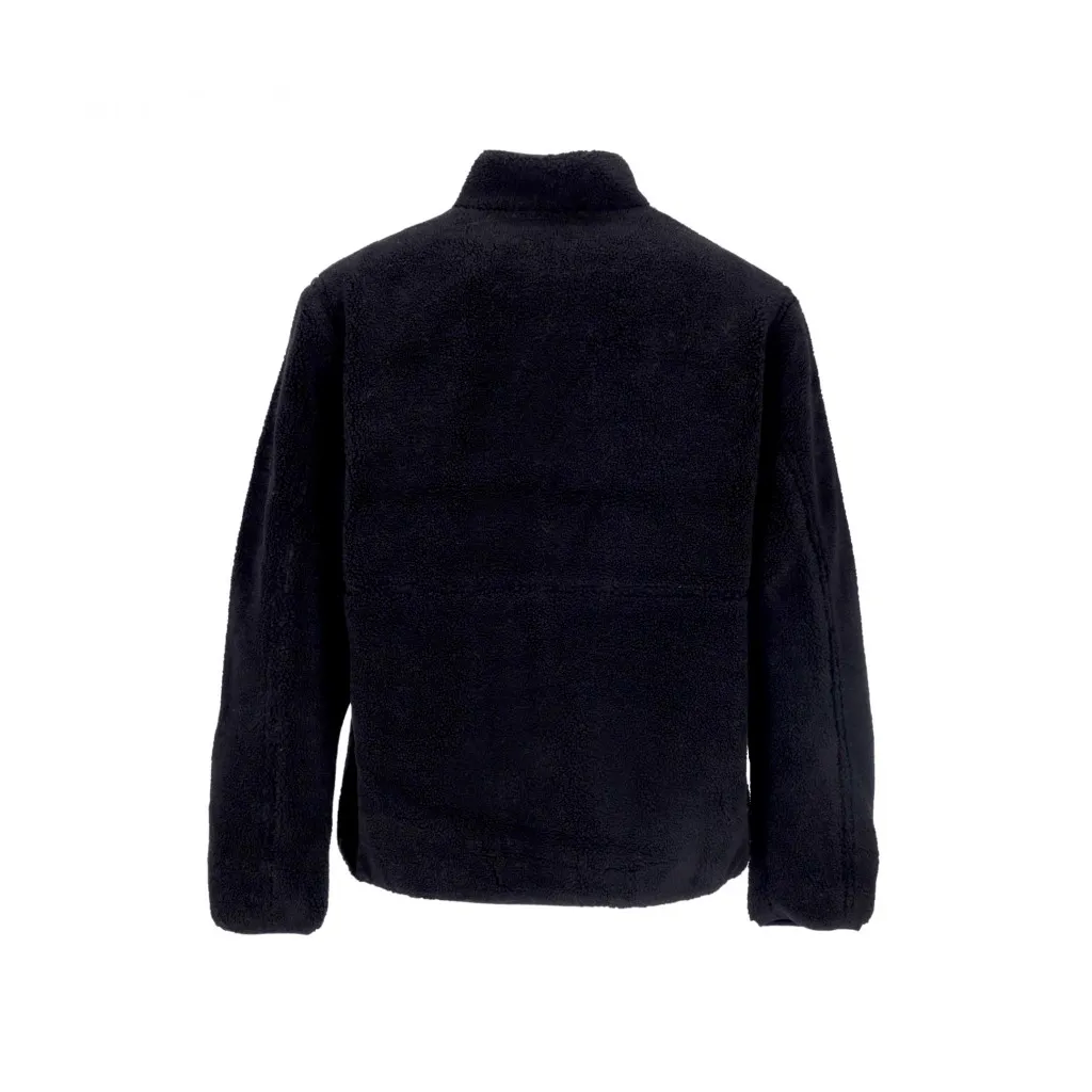 orsetto uomo trophy sherpa jacket reversible BLACK