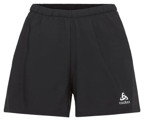 Pantaloncini da corsa Odlo da donna 4 pollici Essentials Nero